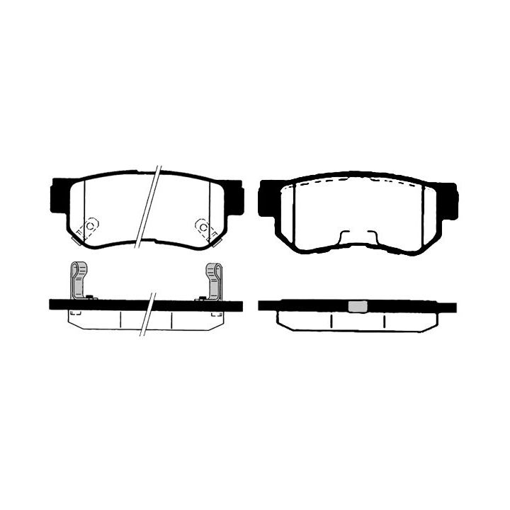 Stabdžių trinkelių rinkinys, diskinis stabdys RAICAM RA.0833.0