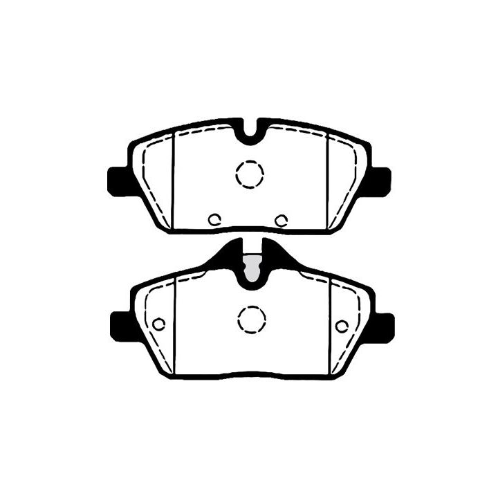 Stabdžių trinkelių rinkinys, diskinis stabdys RAICAM RA.0852.2