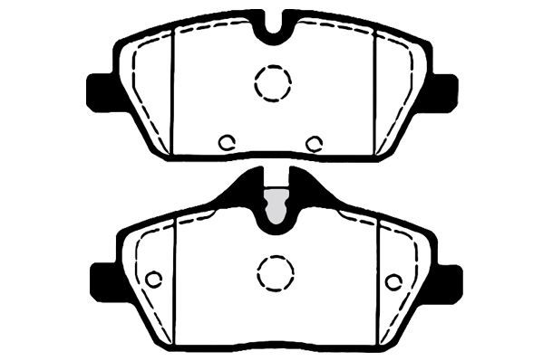 Stabdžių trinkelių rinkinys, diskinis stabdys RAICAM RA.0852.2