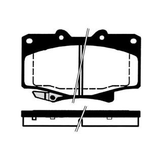 Stabdžių trinkelių rinkinys, diskinis stabdys RAICAM RA.0869.0