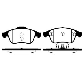 Stabdžių trinkelių rinkinys, diskinis stabdys RAICAM RA.0930.1