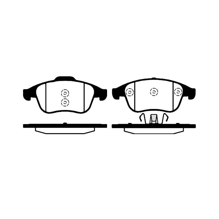 Stabdžių trinkelių rinkinys, diskinis stabdys RAICAM RA.0930.1