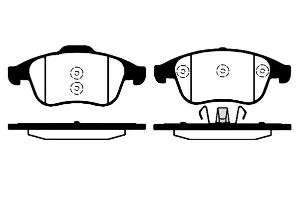 Stabdžių trinkelių rinkinys, diskinis stabdys RAICAM RA.0930.1