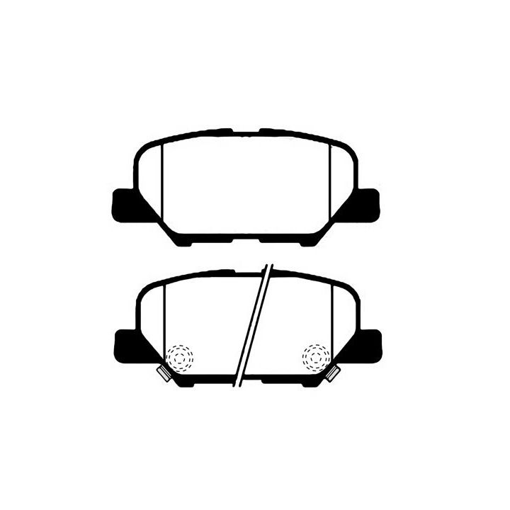 Stabdžių trinkelių rinkinys, diskinis stabdys RAICAM RA.0935.0