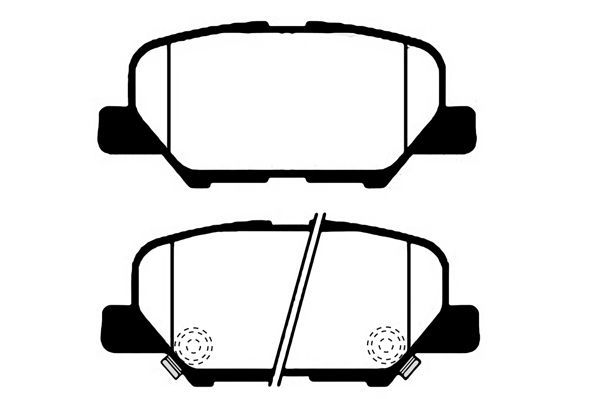 Stabdžių trinkelių rinkinys, diskinis stabdys RAICAM RA.0935.0