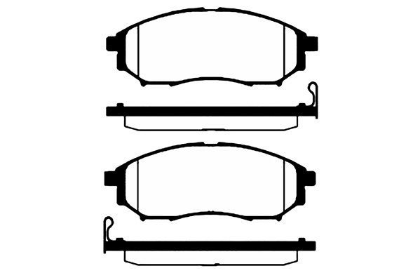 Stabdžių trinkelių rinkinys, diskinis stabdys RAICAM RA.0939.0