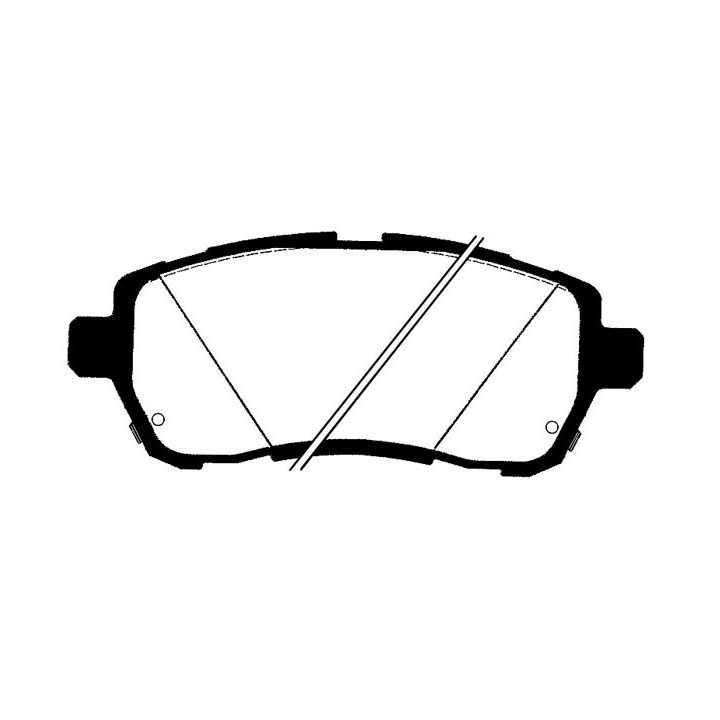 Stabdžių trinkelių rinkinys, diskinis stabdys RAICAM RA.0940.2