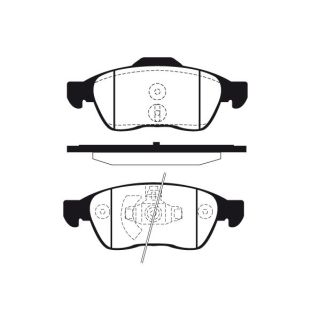 Stabdžių trinkelių rinkinys, diskinis stabdys RAICAM RA.0942.0