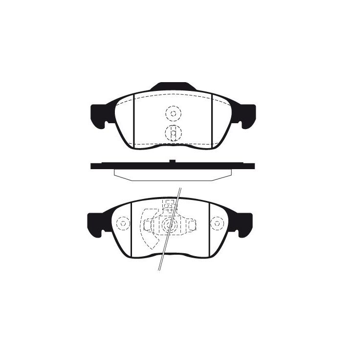 Stabdžių trinkelių rinkinys, diskinis stabdys RAICAM RA.0942.0