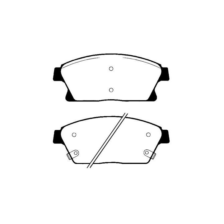 Stabdžių trinkelių rinkinys, diskinis stabdys RAICAM RA.0968.0