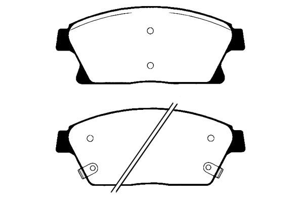 Stabdžių trinkelių rinkinys, diskinis stabdys RAICAM RA.0968.0