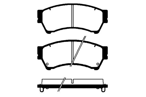 Stabdžių trinkelių rinkinys, diskinis stabdys RAICAM RA.0976.0