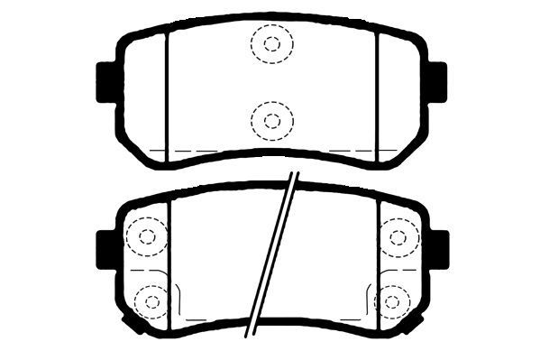 Stabdžių trinkelių rinkinys, diskinis stabdys RAICAM RA.0979.0