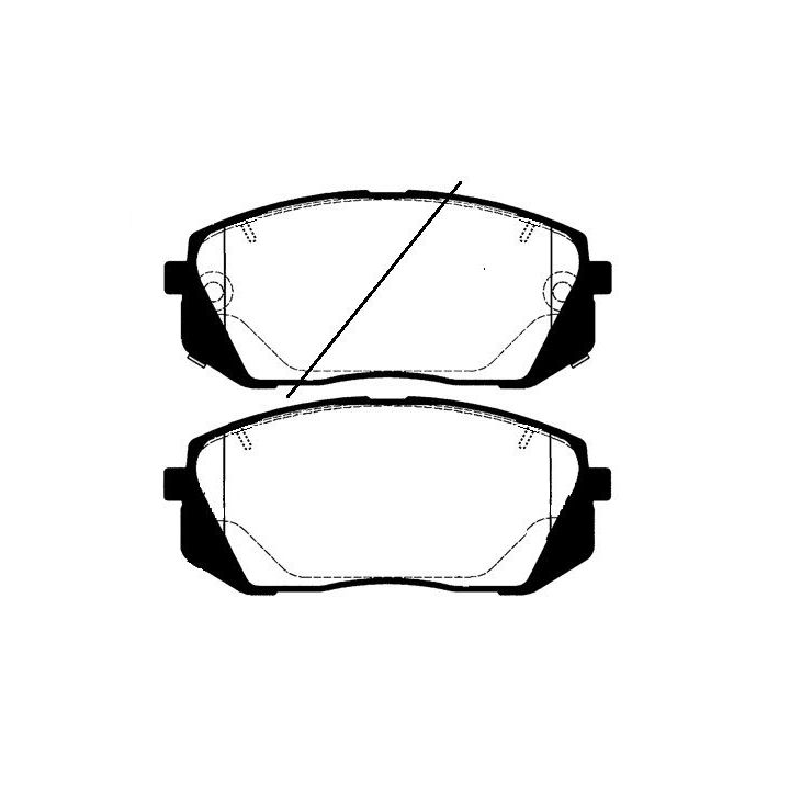 Stabdžių trinkelių rinkinys, diskinis stabdys RAICAM RA.1009.1