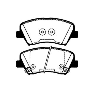 Stabdžių trinkelių rinkinys, diskinis stabdys RAICAM RA.1035.0