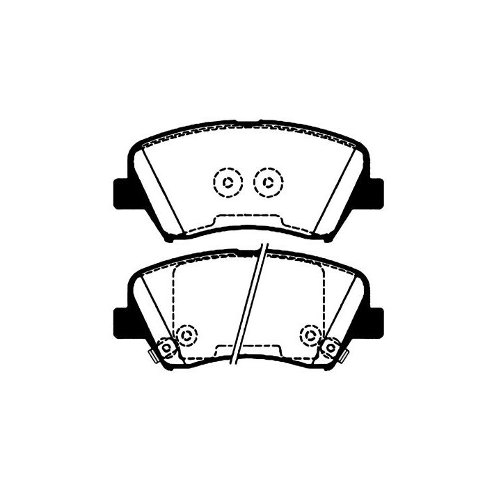 Stabdžių trinkelių rinkinys, diskinis stabdys RAICAM RA.1035.0