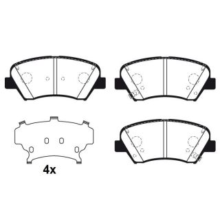 Stabdžių trinkelių rinkinys, diskinis stabdys RAICAM RA.1035.3