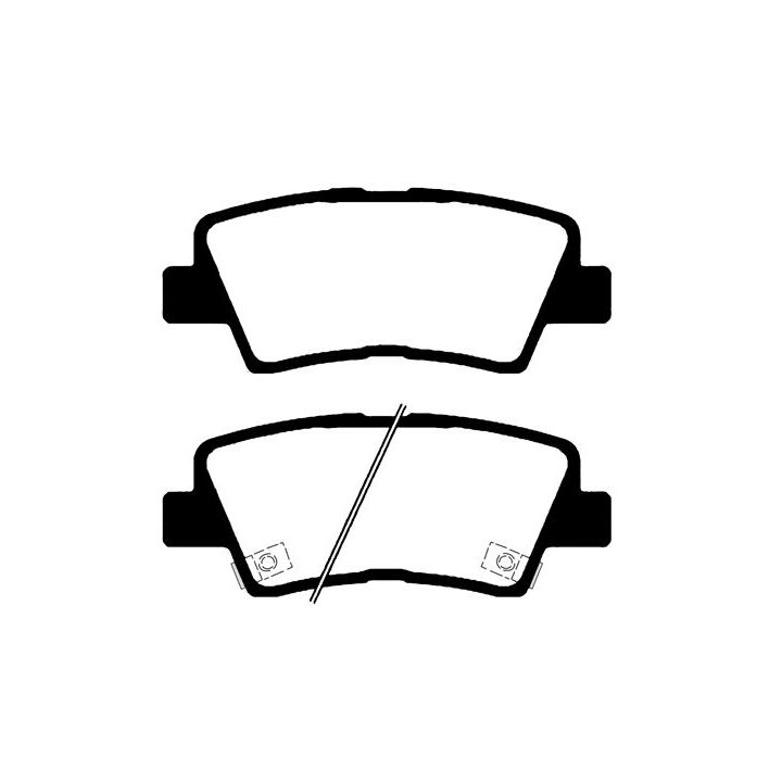 Stabdžių trinkelių rinkinys, diskinis stabdys RAICAM RA.1036.0