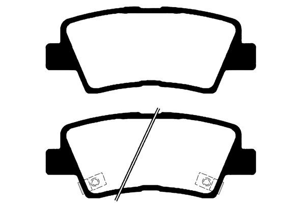 Stabdžių trinkelių rinkinys, diskinis stabdys RAICAM RA.1036.0