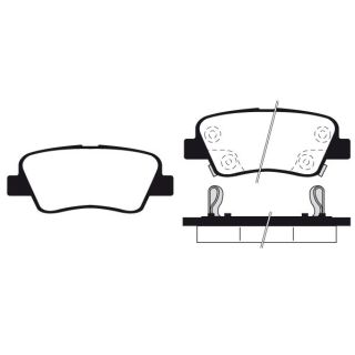 Stabdžių trinkelių rinkinys, diskinis stabdys RAICAM RA.1037.0