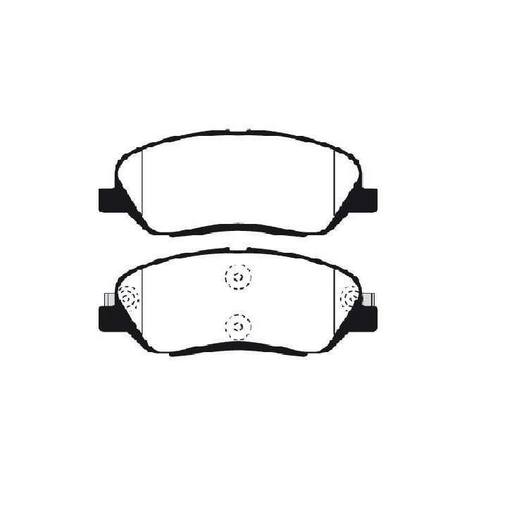 Stabdžių trinkelių rinkinys, diskinis stabdys RAICAM RA.1053.0