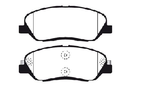 Stabdžių trinkelių rinkinys, diskinis stabdys RAICAM RA.1053.0