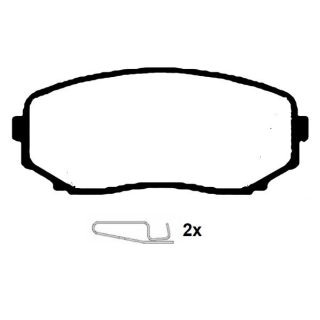 Stabdžių trinkelių rinkinys, diskinis stabdys RAICAM RA.1062.0