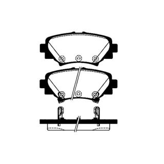 Stabdžių trinkelių rinkinys, diskinis stabdys RAICAM RA.1067.0