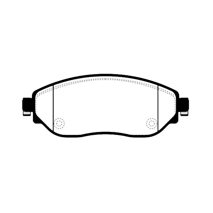 Stabdžių trinkelių rinkinys, diskinis stabdys RAICAM RA.1101.0