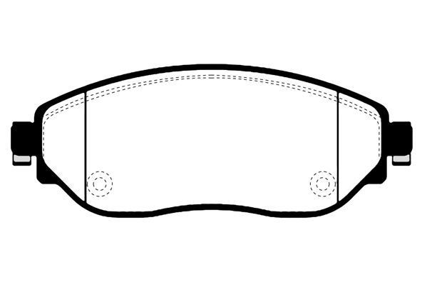 Stabdžių trinkelių rinkinys, diskinis stabdys RAICAM RA.1101.0