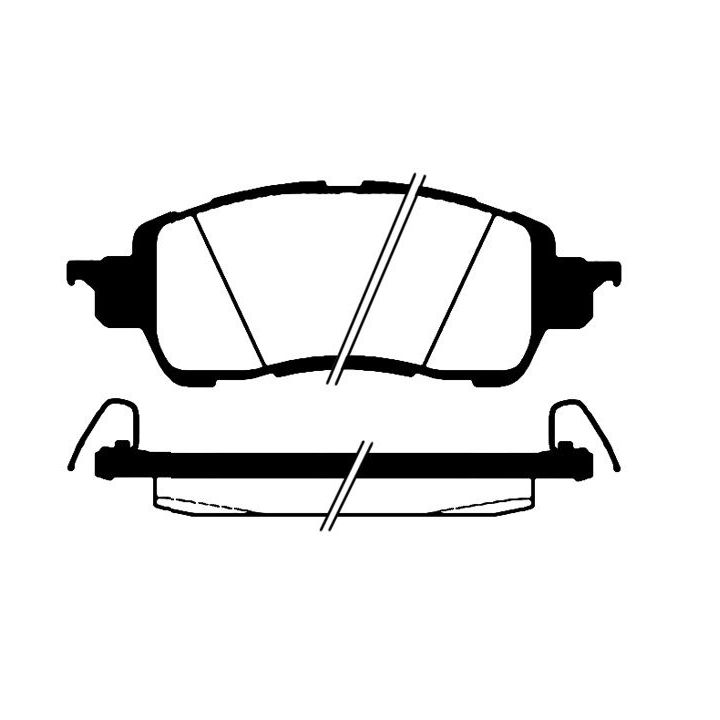 Stabdžių trinkelių rinkinys, diskinis stabdys RAICAM RA.1115.0