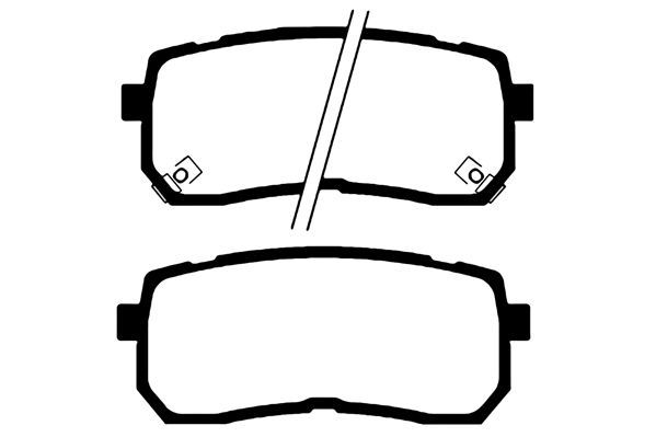 Stabdžių trinkelių rinkinys, diskinis stabdys RAICAM RA.1153.0