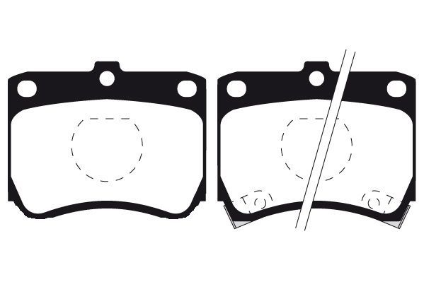 Stabdžių trinkelių rinkinys, diskinis stabdys RAICAM RA.1177.0