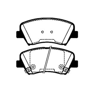 Stabdžių trinkelių rinkinys, diskinis stabdys RAICAM RA.1192.0