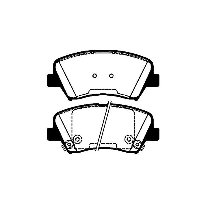 Stabdžių trinkelių rinkinys, diskinis stabdys RAICAM RA.1192.0