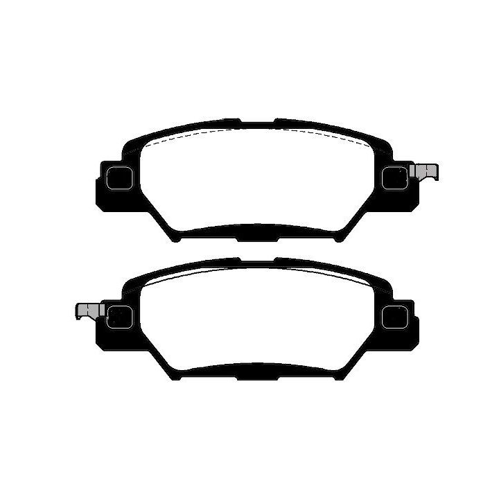 Stabdžių trinkelių rinkinys, diskinis stabdys RAICAM RA.1194.0