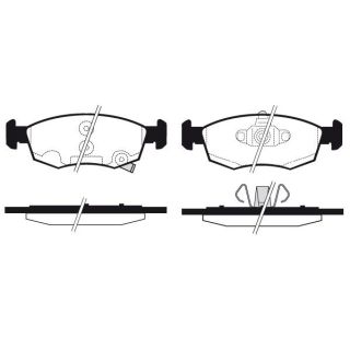 Stabdžių trinkelių rinkinys, diskinis stabdys RAICAM RA.1270.0