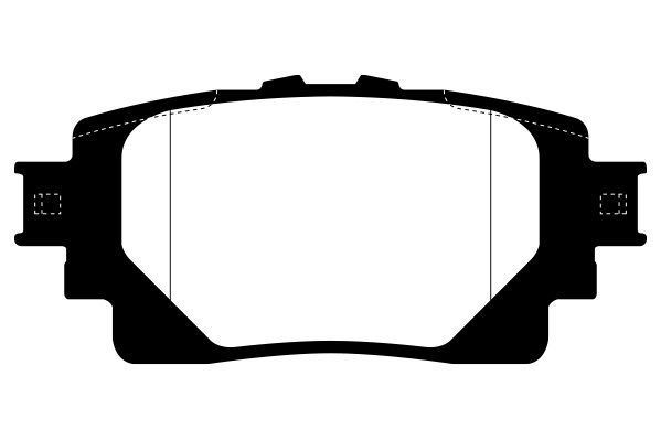 Stabdžių trinkelių rinkinys, diskinis stabdys RAICAM RA.1274.0