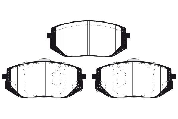 Stabdžių trinkelių rinkinys, diskinis stabdys RAICAM RA.1357.0