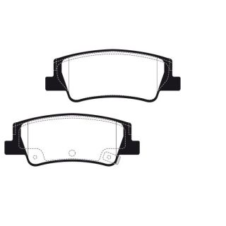 Stabdžių trinkelių rinkinys, diskinis stabdys RAICAM RA.1376.0