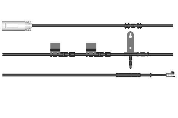 įspėjimo kontaktas, stabdžių trinkelių susidėvėjimas RAICAM KS0095