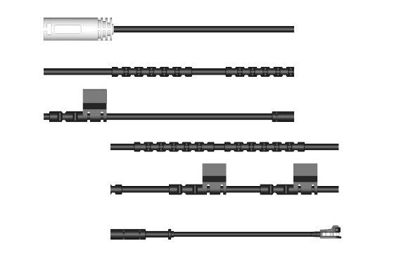 įspėjimo kontaktas, stabdžių trinkelių susidėvėjimas RAICAM KS0096
