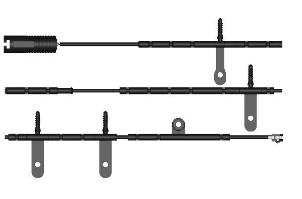 įspėjimo kontaktas, stabdžių trinkelių susidėvėjimas RAICAM KS0460