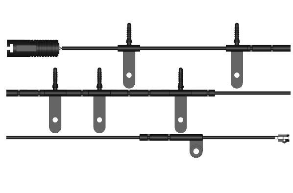 įspėjimo kontaktas, stabdžių trinkelių susidėvėjimas RAICAM KS0686