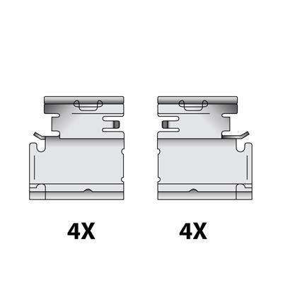 Priedų komplektas, diskinių stabdžių trinkelės RAICAM 12079414