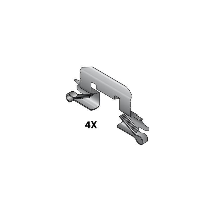 Priedų komplektas, diskinių stabdžių trinkelės RAICAM 12079559