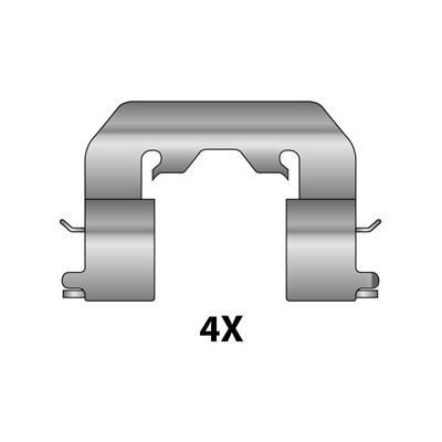 Priedų komplektas, diskinių stabdžių trinkelės RAICAM 12079596