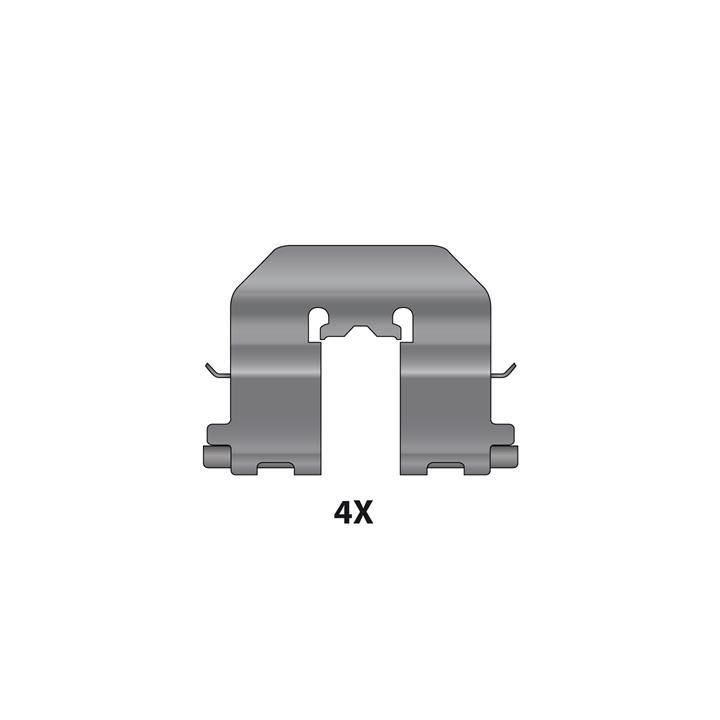 Priedų komplektas, diskinių stabdžių trinkelės RAICAM 12079666