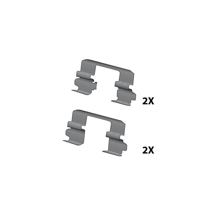 Priedų komplektas, diskinių stabdžių trinkelės RAICAM 12079677
