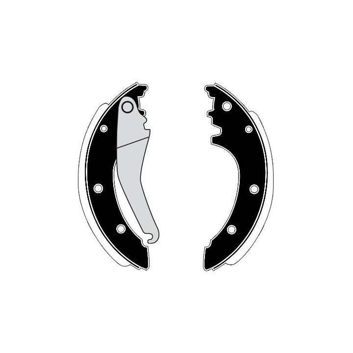 Stabdžių trinkelių komplektas, stovėjimo stabdis RAICAM RA20300